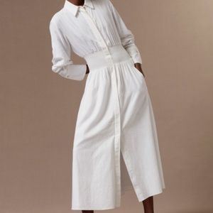 NWT SIR The Label White Linen Dress